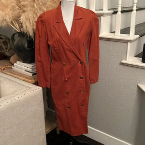 Pia Rucci Vintage Button Front Blazer Dress Size 6